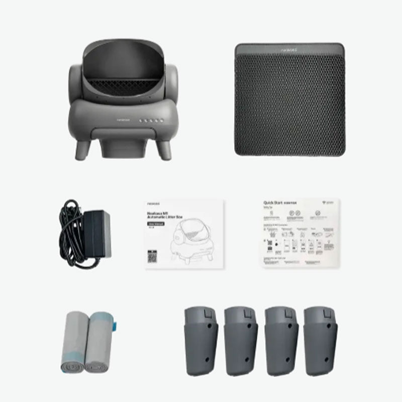 Contents of the box for the Neakasa M1